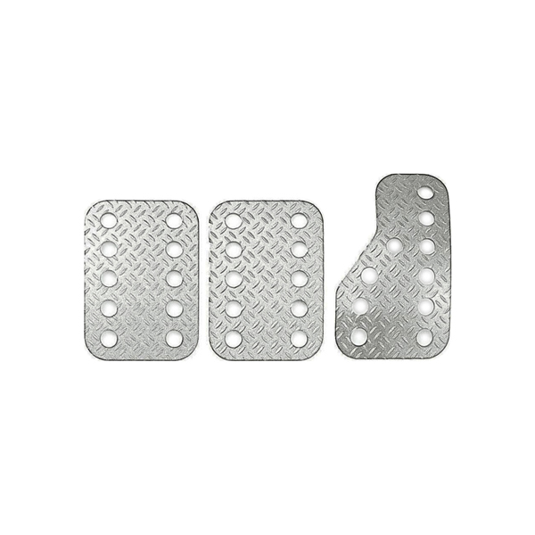 Kit 3 pdales SPARCO modle ALUMINIUM finition Grain de riz