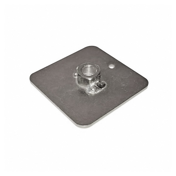 Plaque acier pour fixation harnais