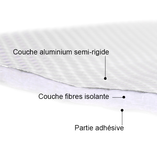 Plaque d'isolation thermique adh�sive