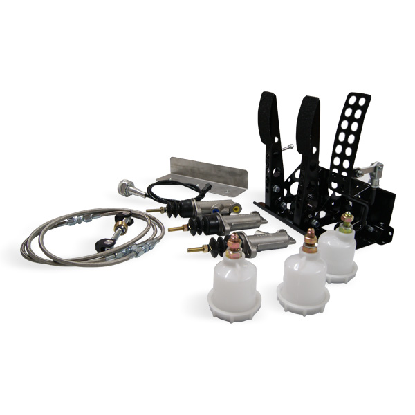 Kit pdalier universel montage plancher - Embrayage hydraulique