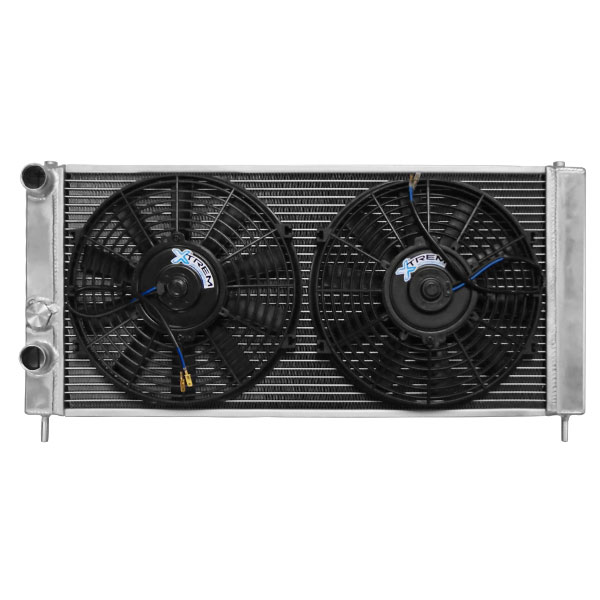 Radiateur aluminium Renault Mgane 1 F2000 14 - Montage injection 4 papillons