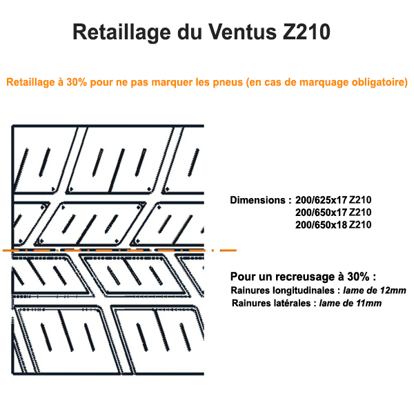 Pneu pluie HANKOOK 170/560x14 modle Ventus Z210