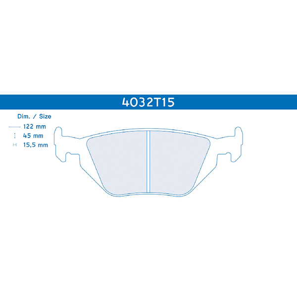 Plaquettes de frein BMW M3 E30 2.3 / 2.5 16V