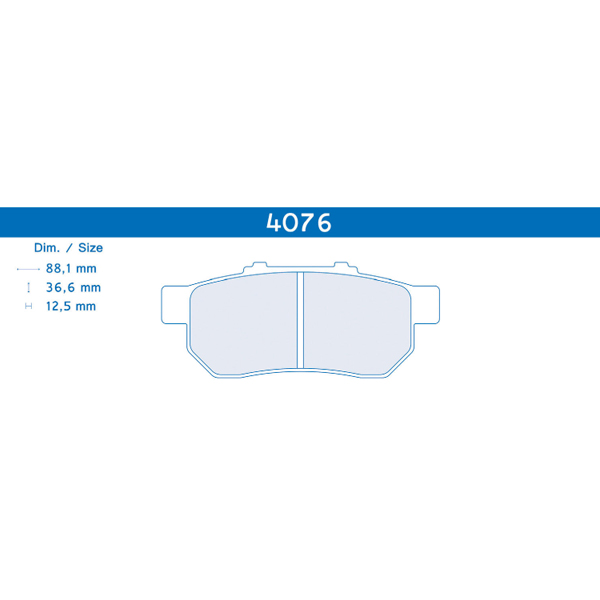 Plaquettes de frein Honda Civic 1.6 EG9 / EG6 VTEC VTi 16V