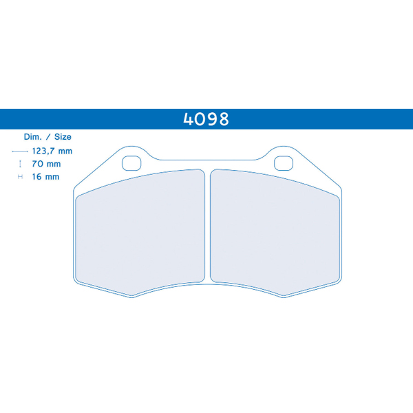 Plaquettes de frein Opel Corsa 1.6 Turbo OPC