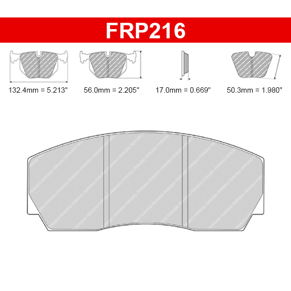Plaquettes de frein Ford Escort Cosworth GrA Rallye Asphalte - Etriers AP Racing