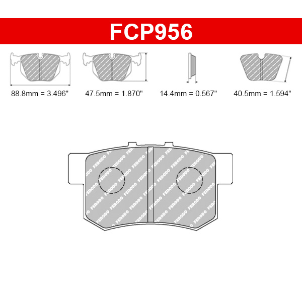 Plaquettes de frein Honda Civic 2.0 Type R EP3