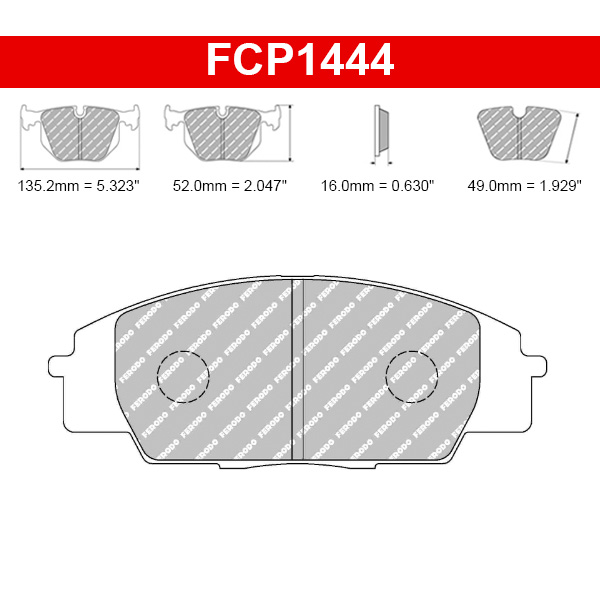 Plaquettes de frein Honda Civic 2.0 Type R FN2