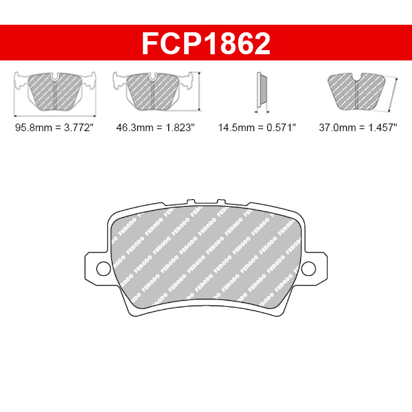 Plaquettes de frein Honda Civic 2.0 Type R FN2