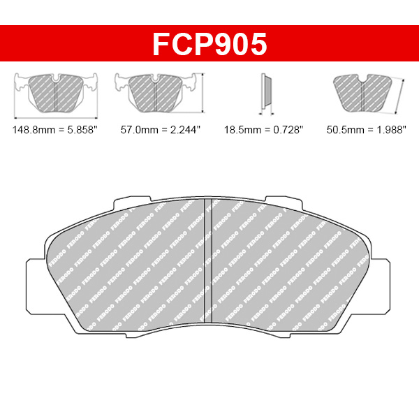 Plaquettes de frein Honda Integra 1.8 Type R 16V DC2