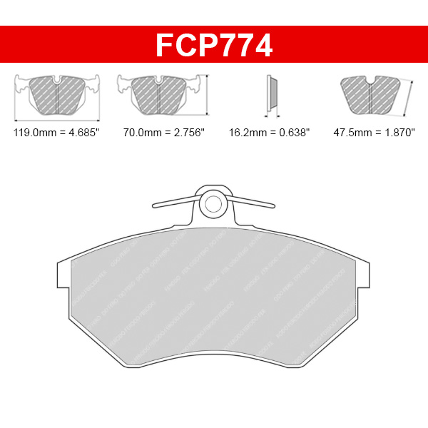 Plaquettes de frein Volkswagen Golf 2 1.8 GTi G60 16V