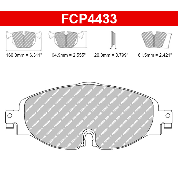 Plaquettes de frein Volkswagen Golf 7 2.0 GTi