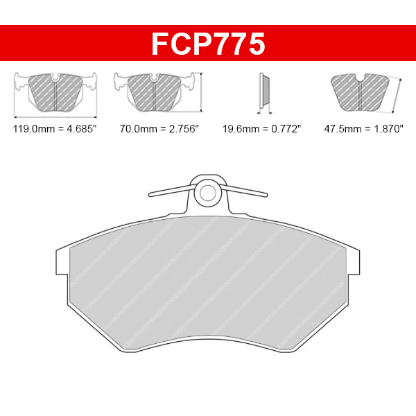 Plaquettes de frein Volkswagen Corrado G60 et VR6