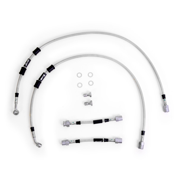 Kit 4 flexibles de frein aviation Renault Megane 3 RS