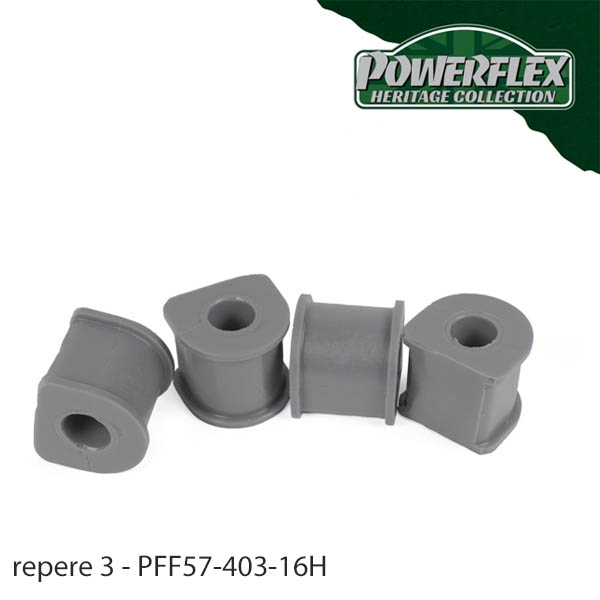 Silent blocs polyurthane Porsche 911 Classic de 1987  1989