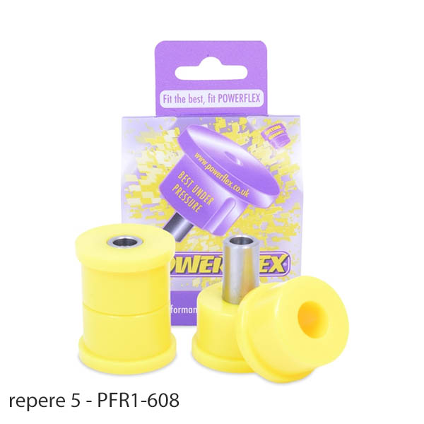 Silent blocs polyurthane Alfa Romeo 164 V6 et Twin Spark