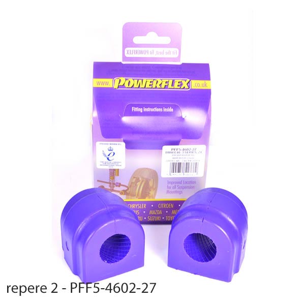 Silent blocs polyurthane BMW Serie 3 M3 E46