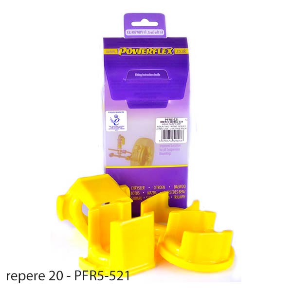 Silent blocs polyurthane BMW Serie 5 E39 520  530