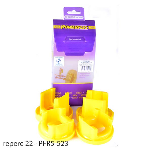 Silent blocs polyurthane BMW Serie 5 E39 520  530