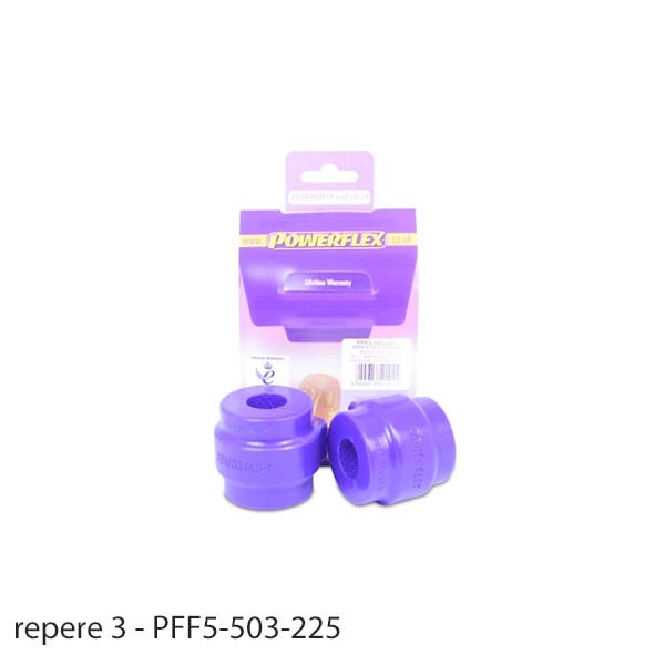 Silent blocs polyurthane BMW Serie 5 E39 520  530