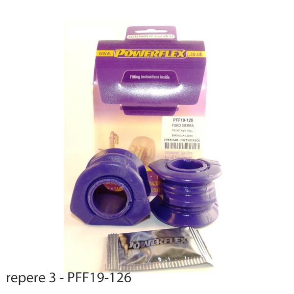 Silent blocs polyurthane Ford Sierra 4x4 et XR4i  partir de 1989