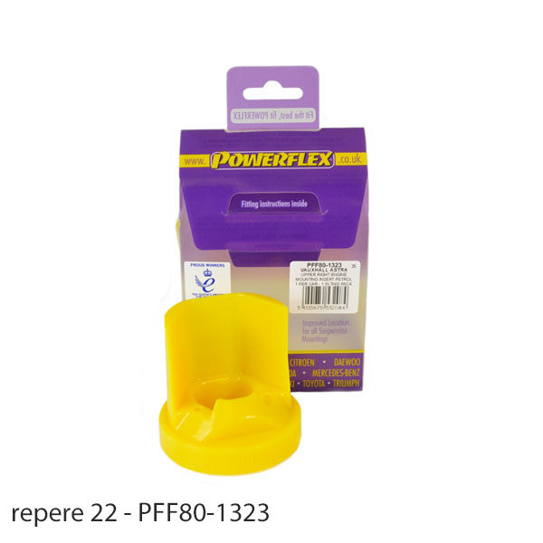 Silent blocs polyurthane Opel Astra H