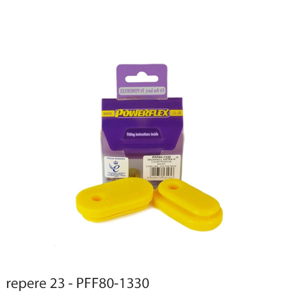 Silent blocs polyurthane Opel Astra H