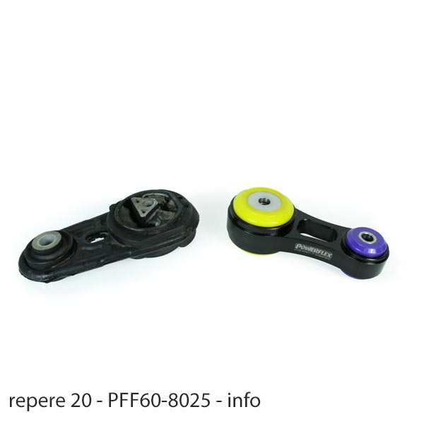 Silent blocs polyurthane Renault Clio 3
