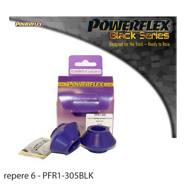 Silent blocs comptition polyurthane Alfa Romeo Spider de 1966  1994