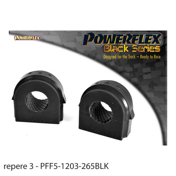 Silent blocs comptition polyurthane BMW Serie 3 M3 E90, E92 et E93