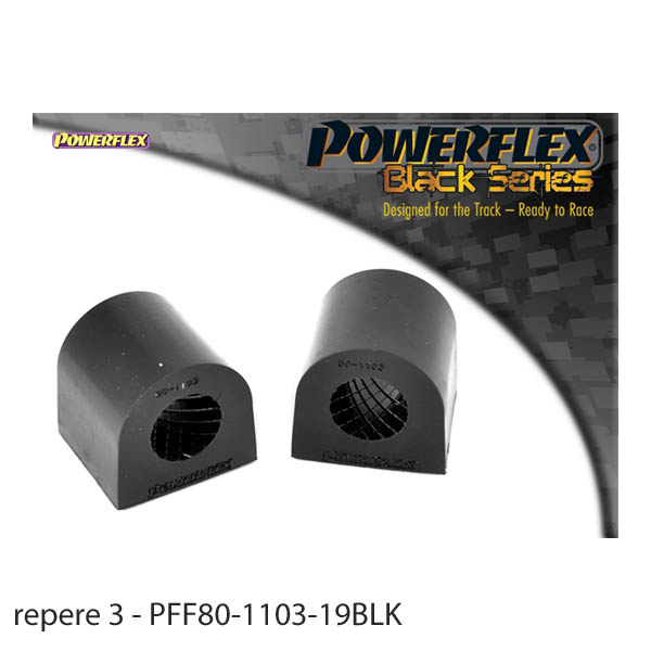 Silent blocs comptition polyurthane Fiat Grande Punto et Punto Evo
