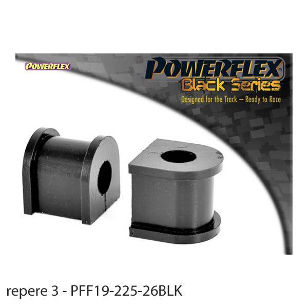 Silent blocs comptition polyurthane Ford Escort MK3 et MK4, XR3i et Orion