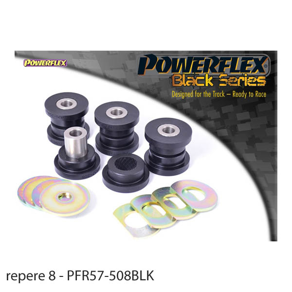 Silent blocs comptition polyurthane Porsche 997 et 997 Turbo