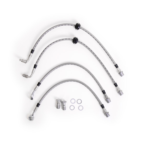 Kit 4 flexibles de frein aviation Audi RS6