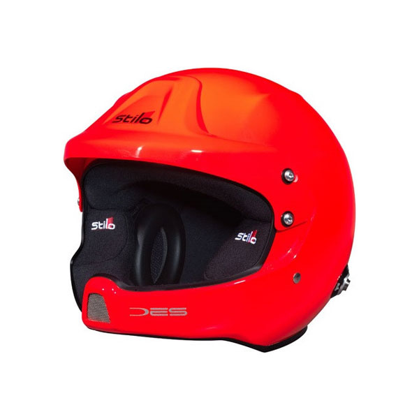 Casque jet STILO WRC DES Rally Composite coloris orange