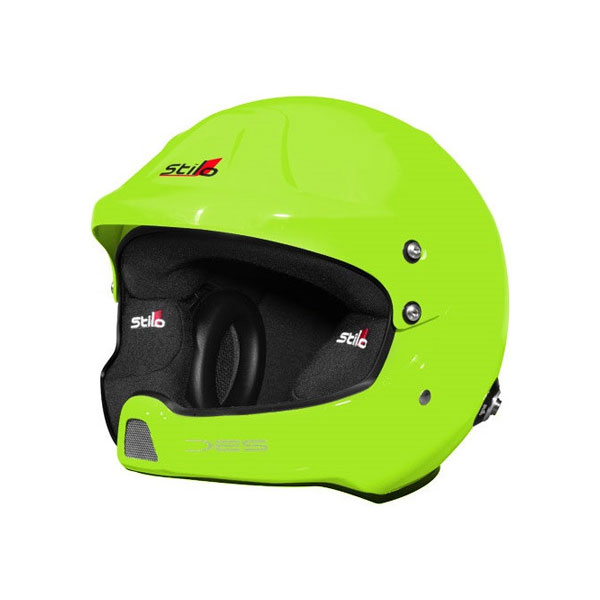 Casque jet STILO WRC DES Rally Composite coloris vert