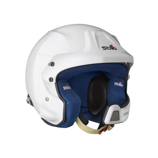 Casque jet STILO WRC DES Rally Composite coloris blanc