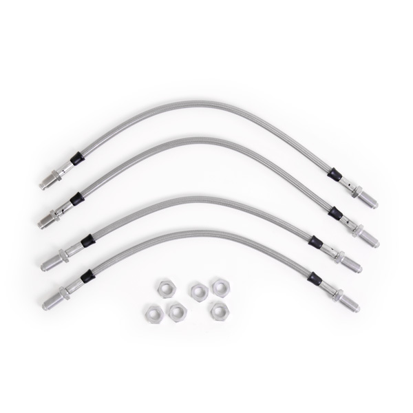 Kit 4 flexibles de frein aviation Ford Sierra RWD non Cosworth