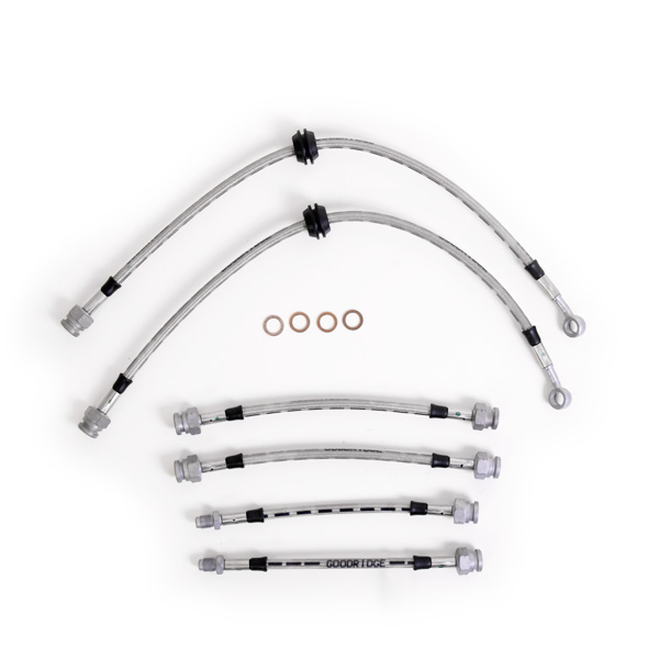 Kit 6 flexibles de frein aviation Ford Focus RS