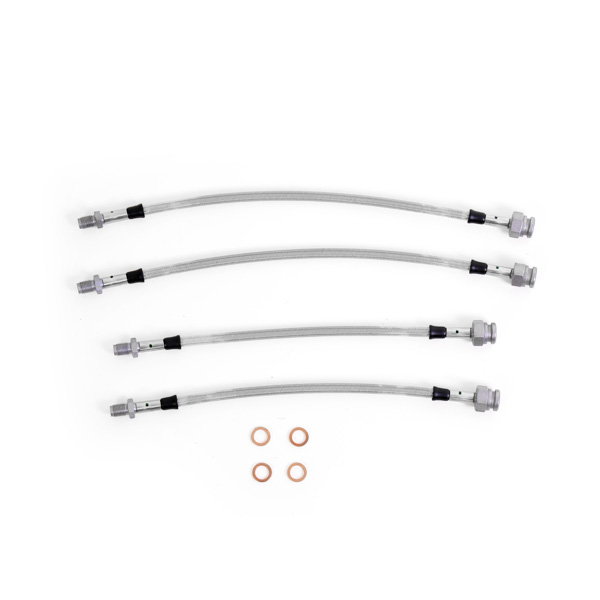 Kit 4 flexibles de frein aviation Renault R8 Gordini