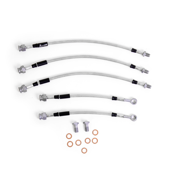 Kit 5 flexibles de frein aviation Renault R12 Gordini