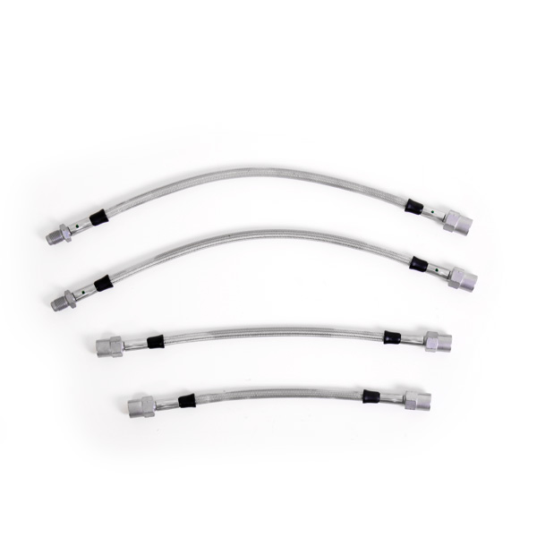 Kit 4 flexibles de frein aviation Peugeot 206 tous mod�les