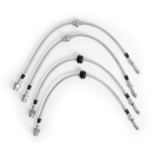 Kit 4 flexibles de frein aviation BMW Serie 3 E46, E46 M3