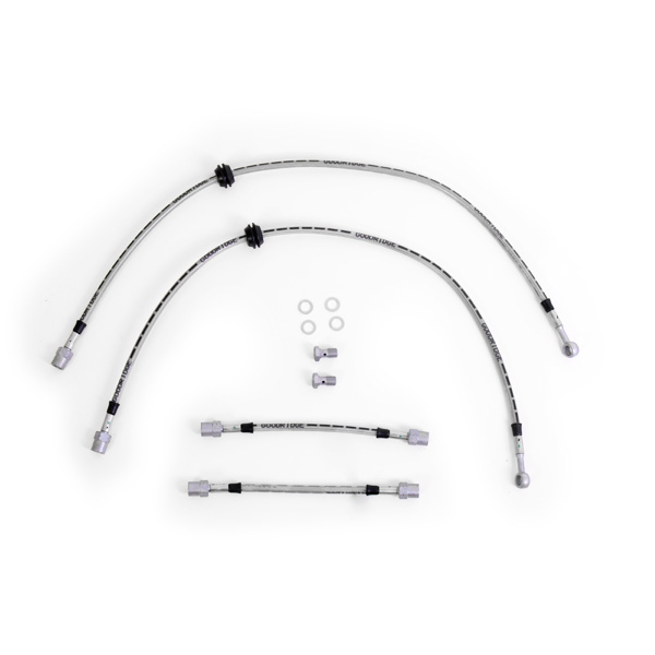 Kit 4 flexibles de frein aviation Renault Megane 2 RS, R26 et DCi175 � partir de 2006