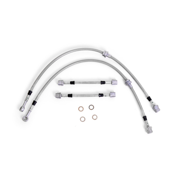 Kit 4 flexibles de frein aviation Seat Ibiza 1.8 T, Ibiza TDi et Ibiza Cupra
