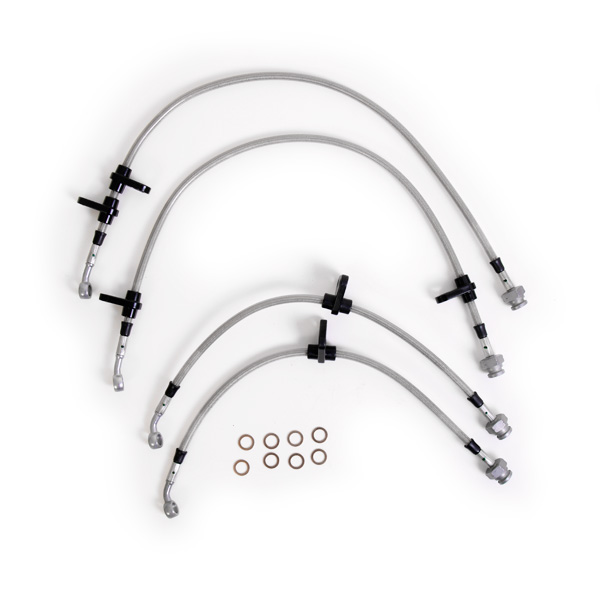 Kit 4 flexibles de frein aviation Honda S2000 1999 - 2005