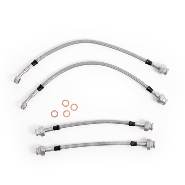 Kit 4 flexibles de frein aviation Opel Kadett E et GSi 1984 - 1985