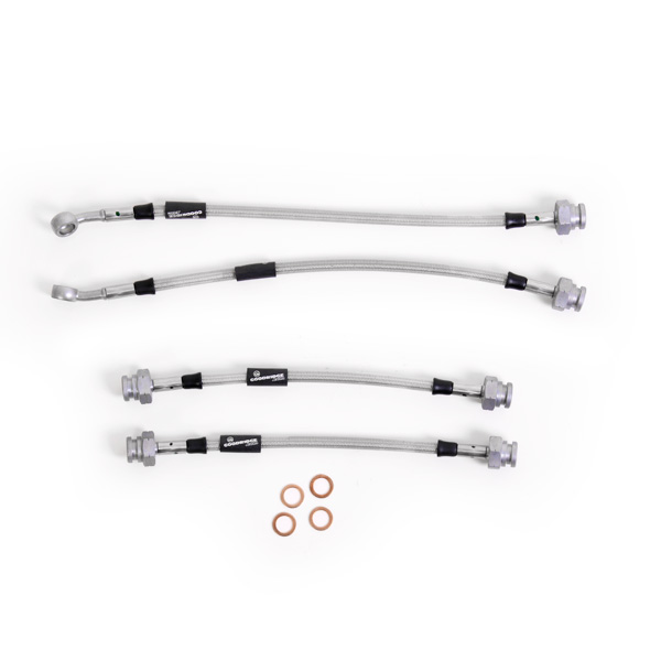 Kit 4 flexibles de frein aviation Opel Corsa GSi