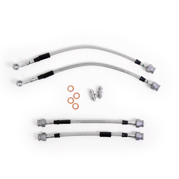 Kit 4 flexibles de frein aviation Opel Calibra 2.0 16S et Turbo