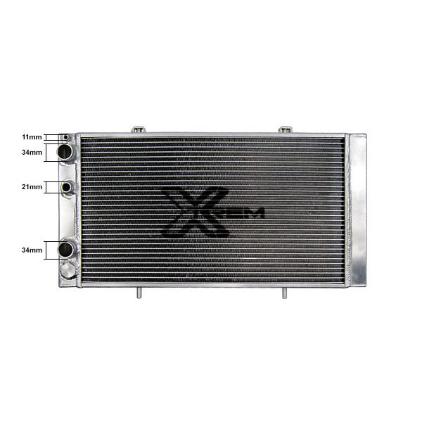 Radiateur aluminium Renault Clio 3 F2000-14 montage injection 4 papillons
